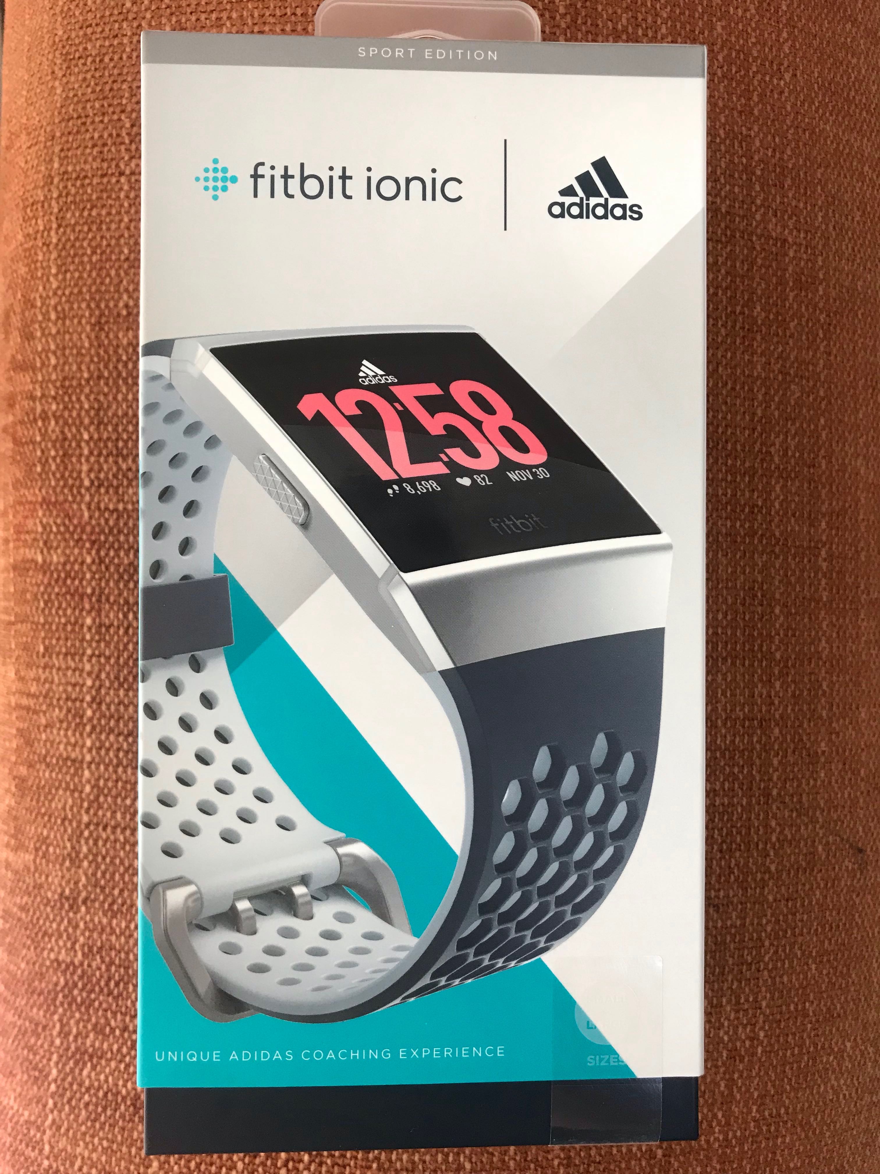fitbit adidas ionic gps smartwatch