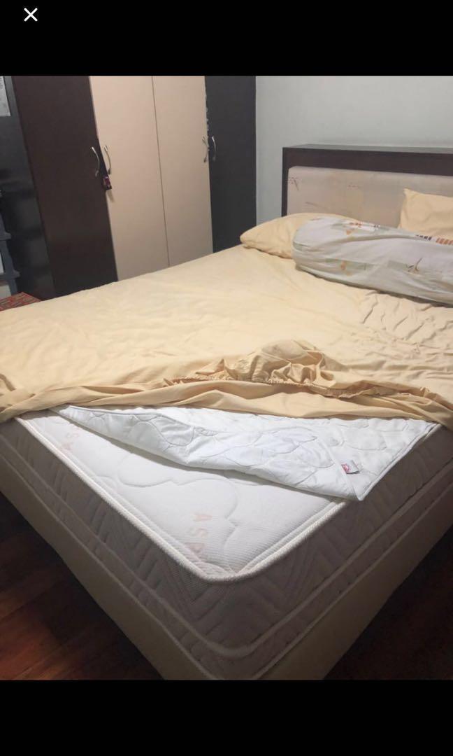 Getha Latex Queen Size Mattress With Divan Furniture Beds