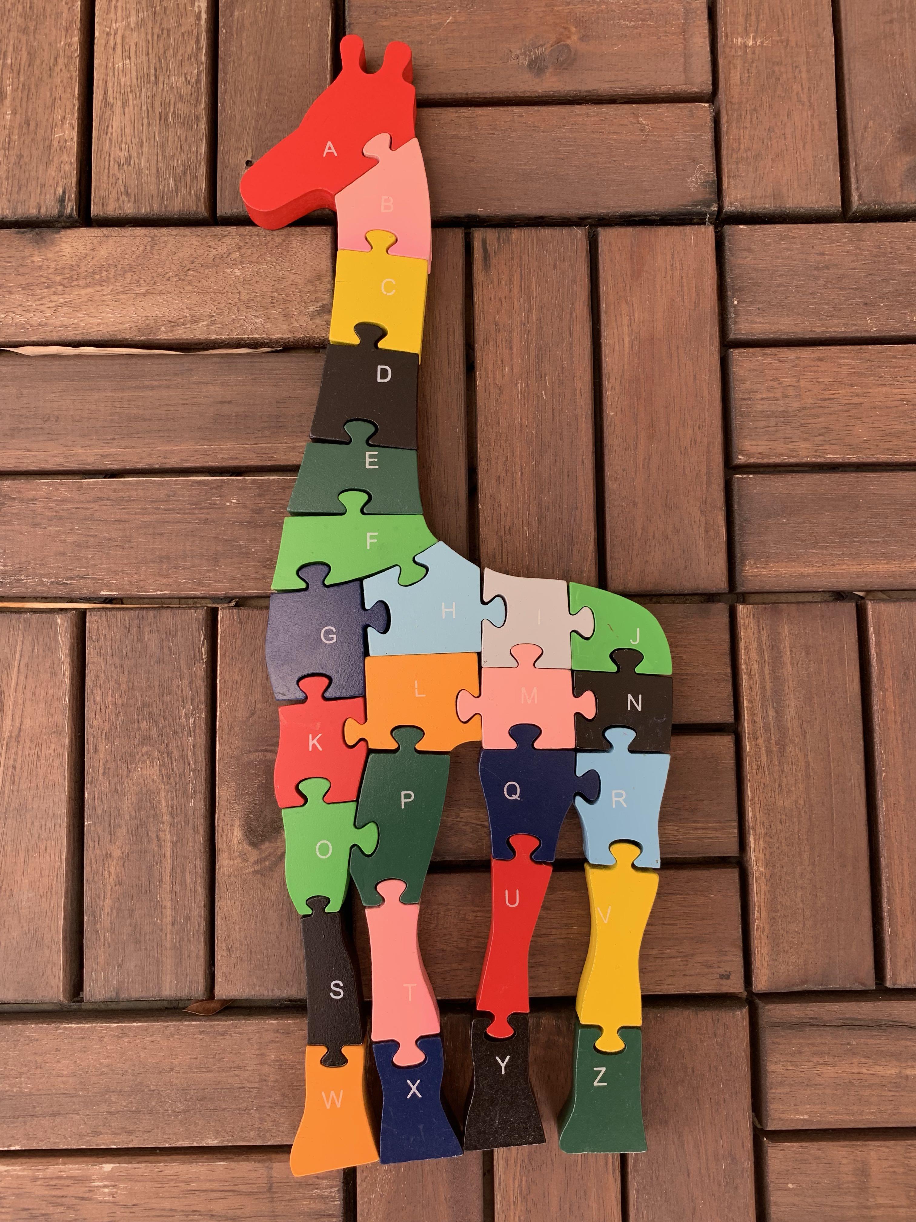 giraffe puzzle numbers