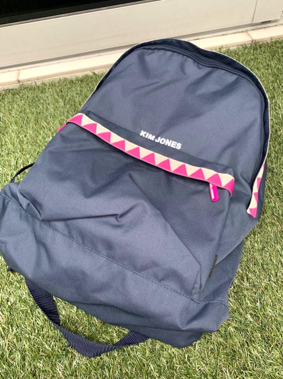 SALES GU x Kim Jones Dark Blue Backpack Men s Fashion Bags