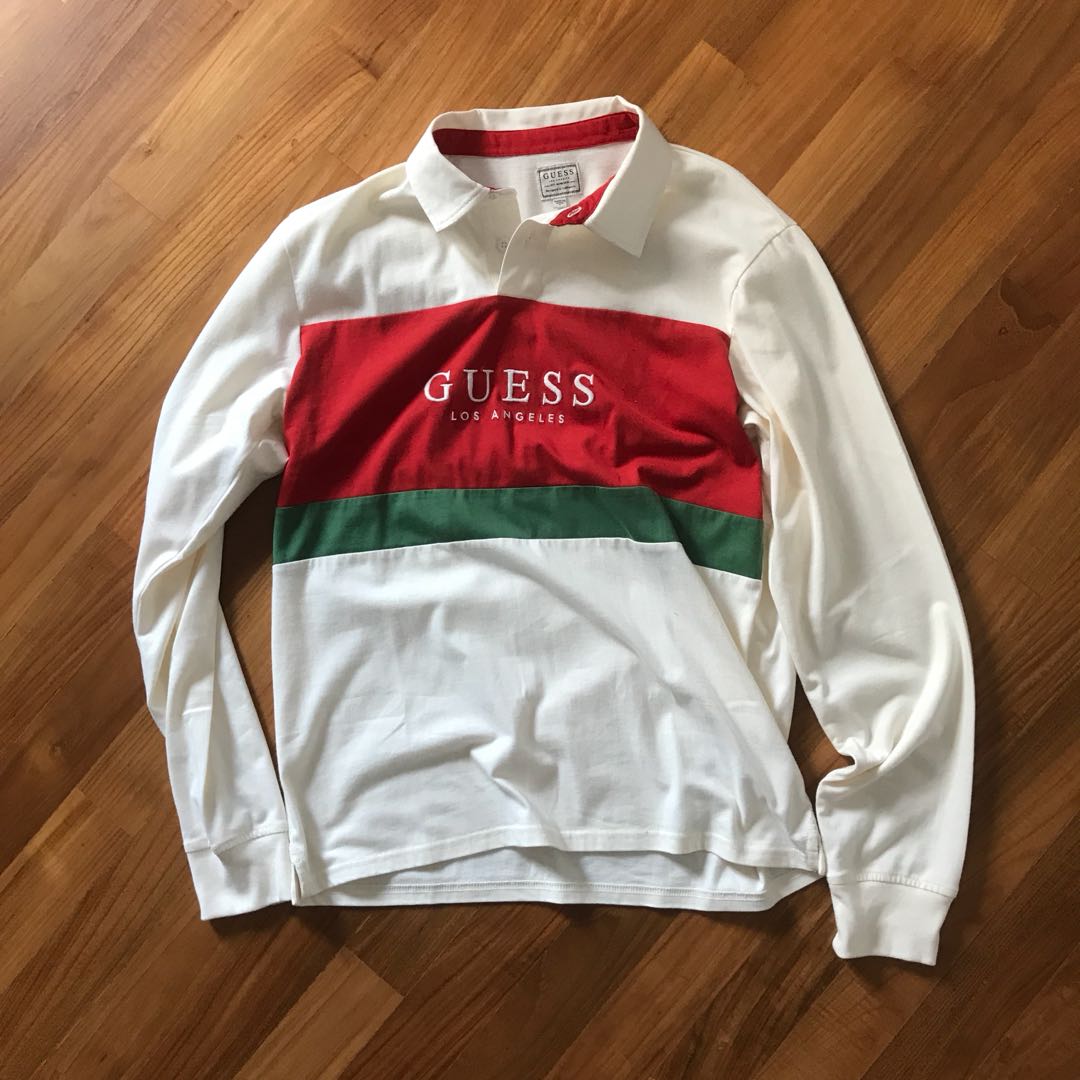 guess rugby shirt