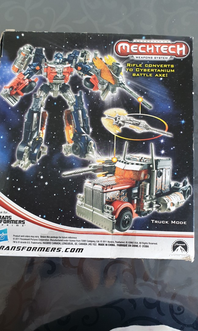 Figurine Porte-clés Transformers Optimus Prime Hasbro 3.75" - Occasion Très Bon état - Multicolore