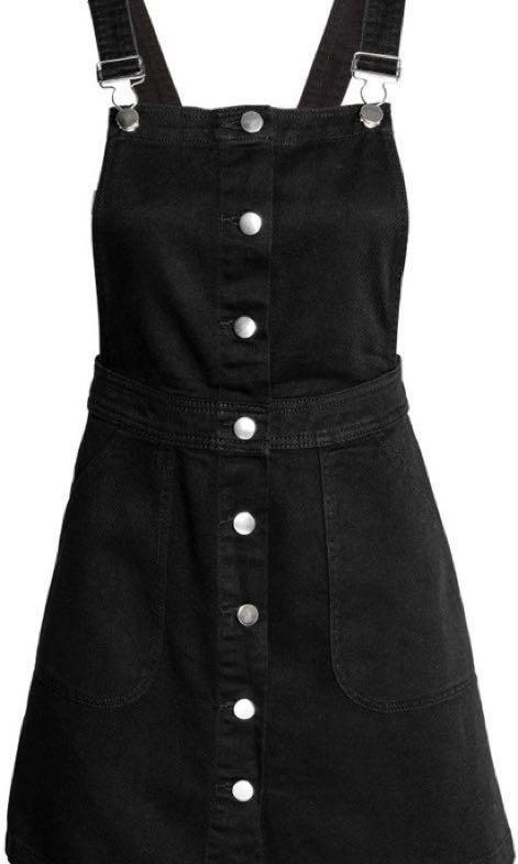 H☀M Black Overalls Dress, Women's ...