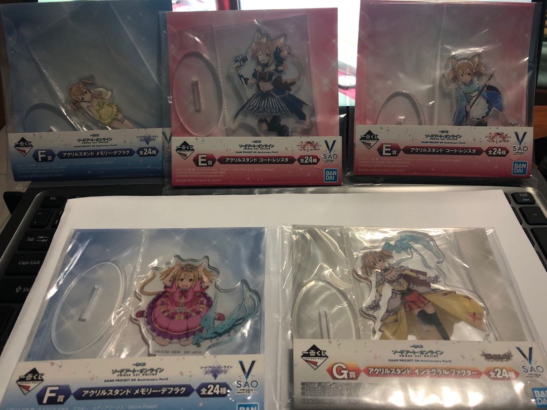 Sword Art Online SAO II Ichiban Kuji H Prize Silica Acrylic Stand