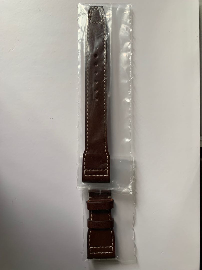 IWC Santoni Brown Leather Strap 22mm Luxury Watches on Carousell