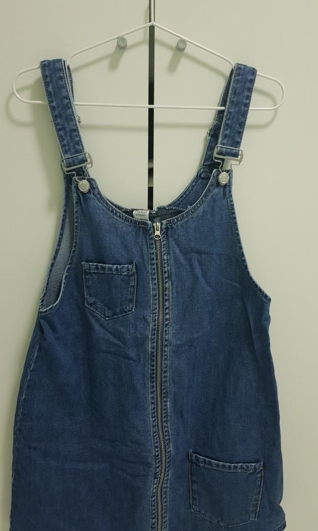 blue jean romper dress