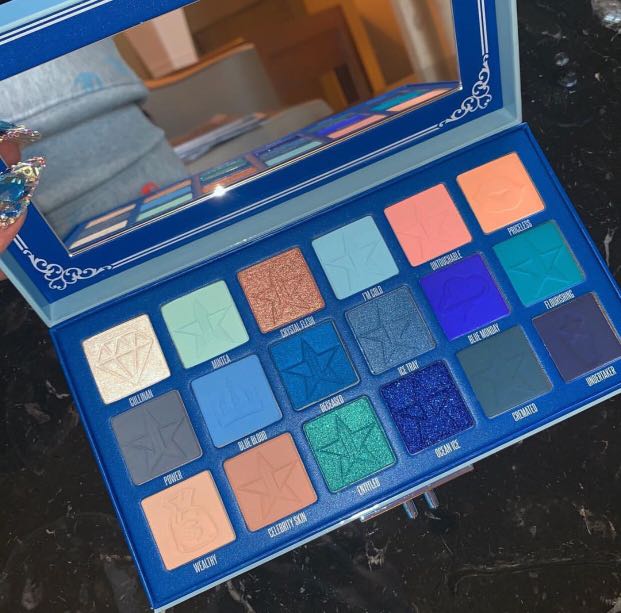 Jeffree Star Cosmetics Blue Blood Eyeshadow Palette Health Beauty Makeup On Carousell