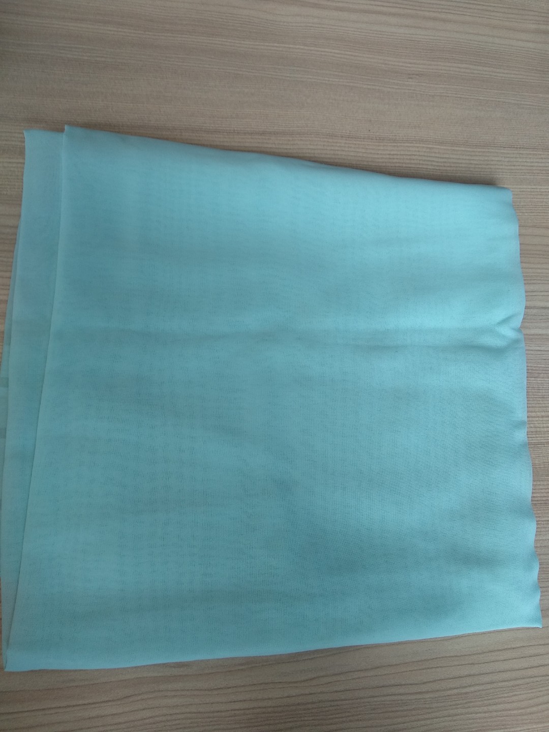 Jilbab Segi Empat Merk Donatello Warna Biru Muda Fesyen Wanita Muslim Fashion Syal Di Carousell