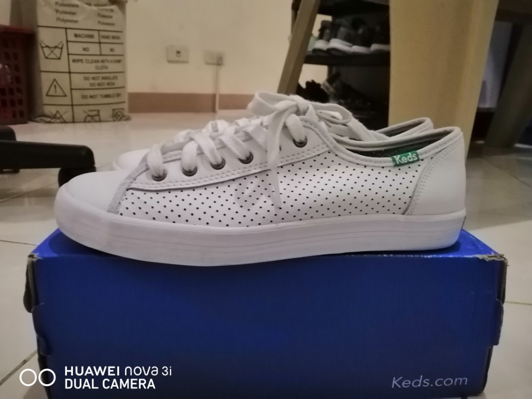 Keds ortholite leather, Women's Fashion, Footwear, Sneakers on Carousell