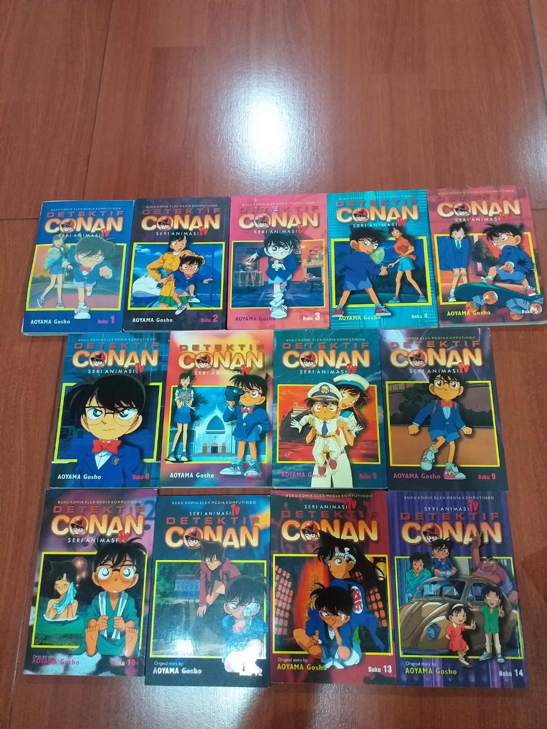 Komik Detektif Conan Full Colour Books Stationery Comics Manga On Carousell