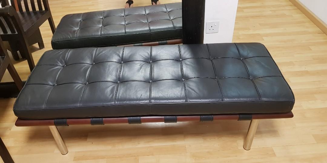 Leather Bench Seat Sofa Dining Furniture Sofas On Carousell
