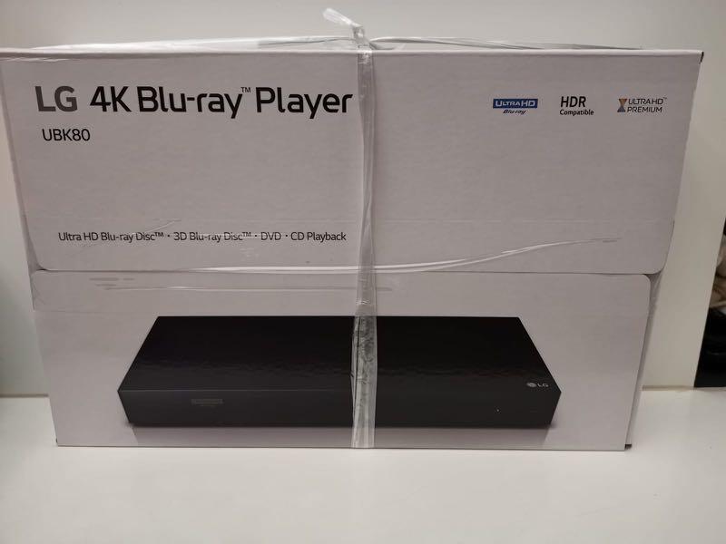 LG 4K Blu-Ray Player UBK80 藍光播放機DVD機, 家庭電器, 電視& 其他 
