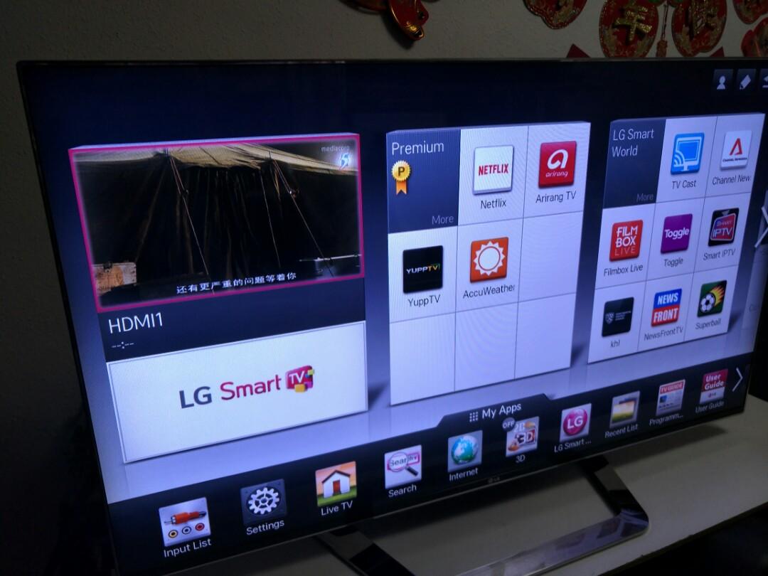 lg 55 inch 3d smart led tv home appliances tvs entertainment systems on carousell