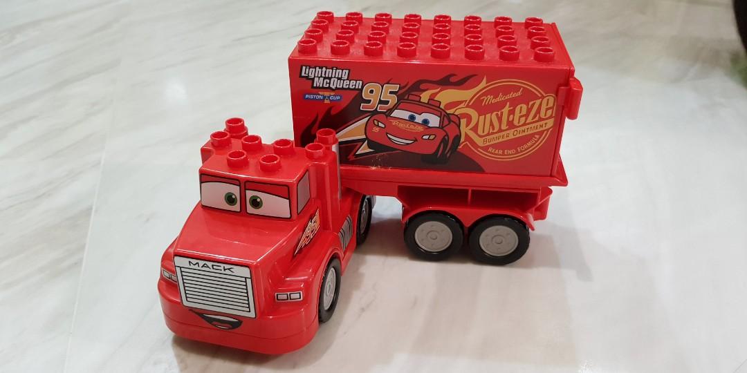 lego lightning mcqueen mack truck