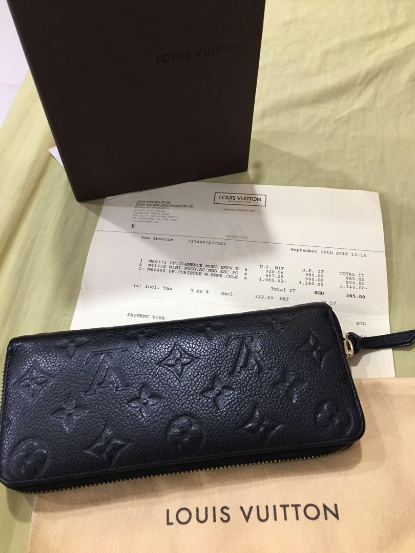 Louis Vuitton Clémence Wallet (M60171) in 2023