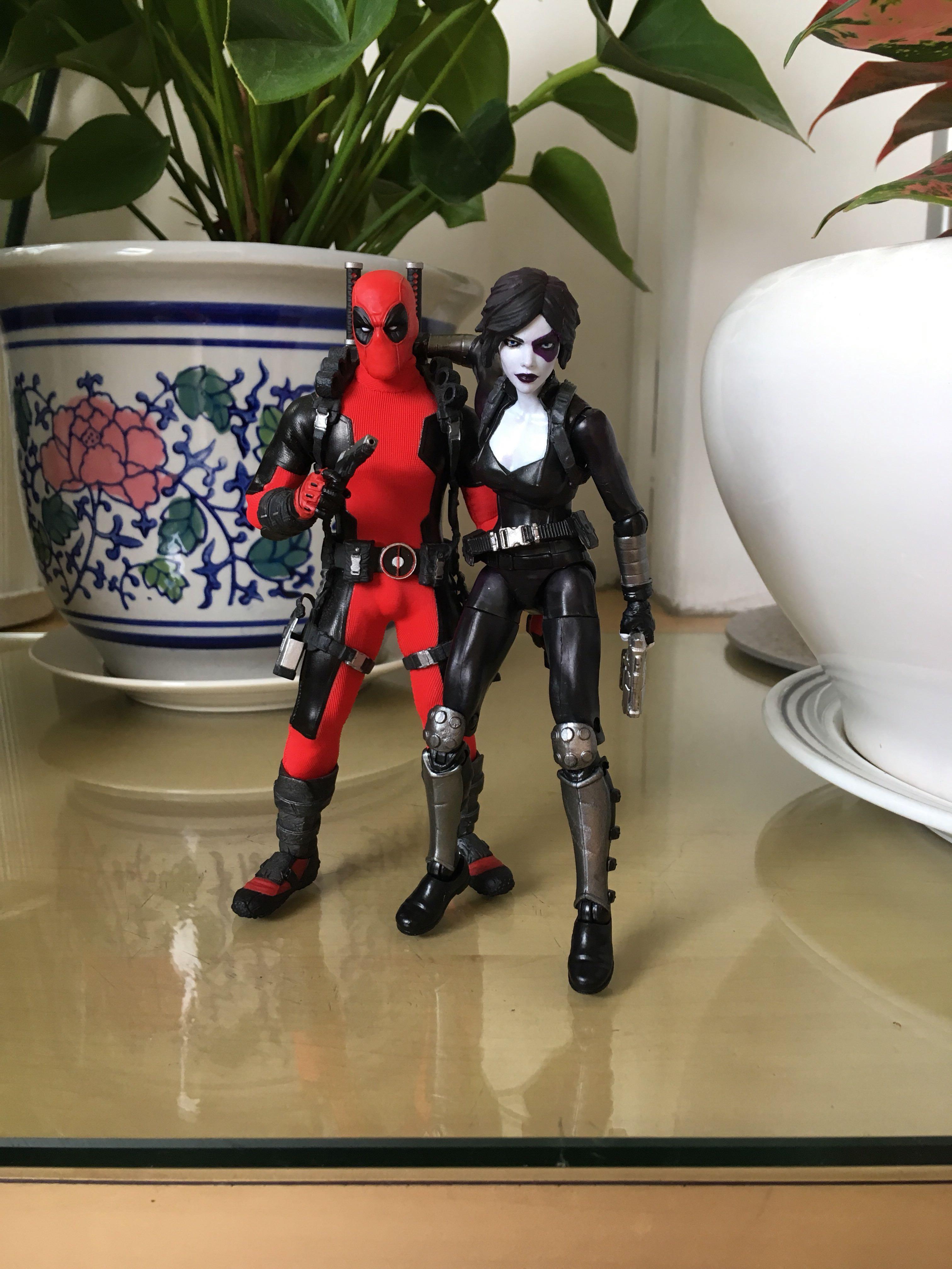 Marvel Legends Deadpool Domino Custom Toys Games Bricks Figurines On Carousell
