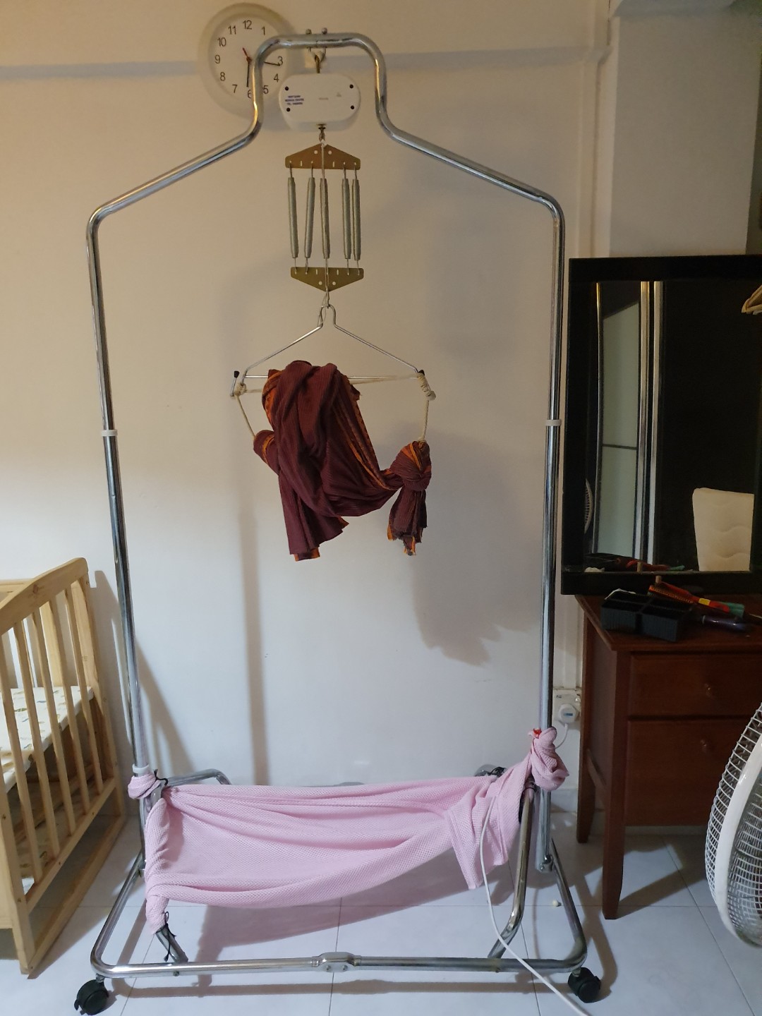 Metal Frame Baby Cradle, Babies & Kids, Baby Nursery & Kids Furniture