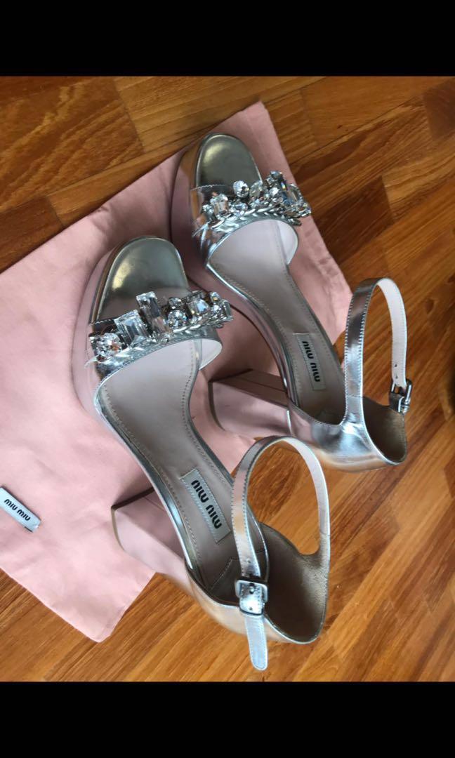 Miu miu diamond heels online