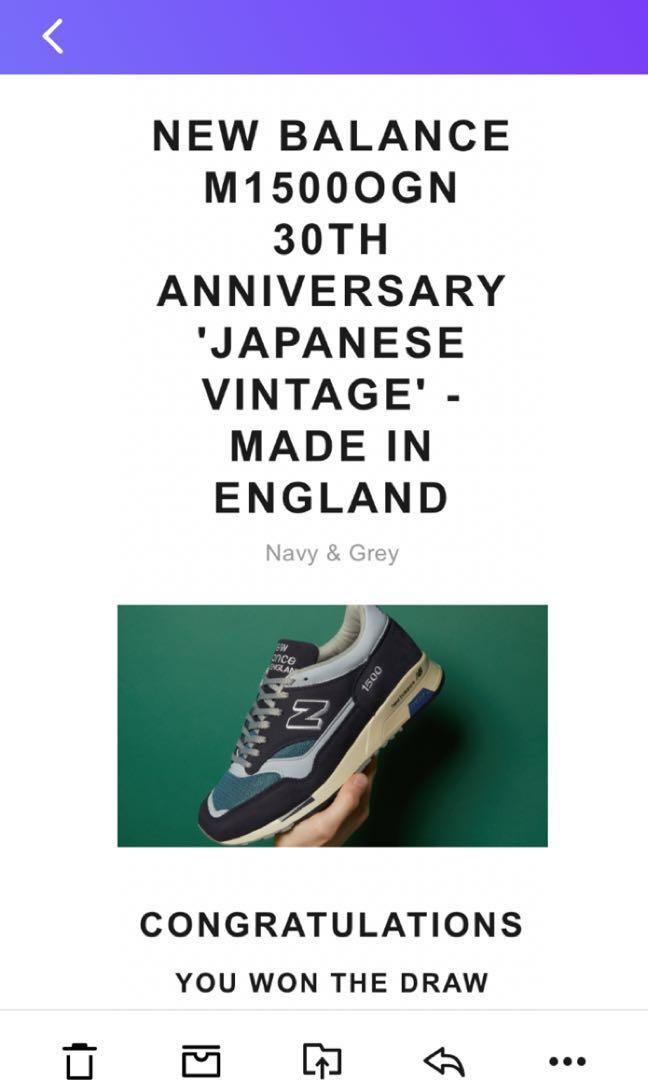 new balance m1500ogn 30th anniversary