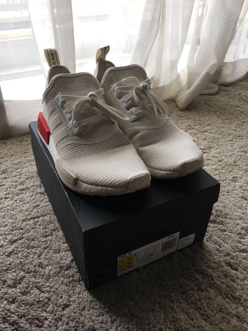 NMD R1 Ripstop Off White Lush Red
