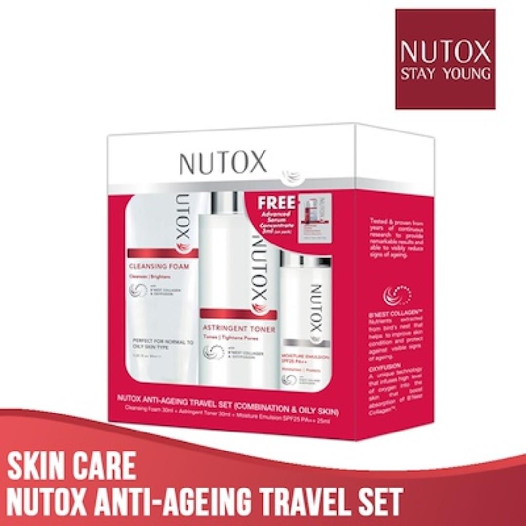 Nutox Anti Ageing Travel Set Brand New In Box Health Beauty Face Skin Care On Carousell