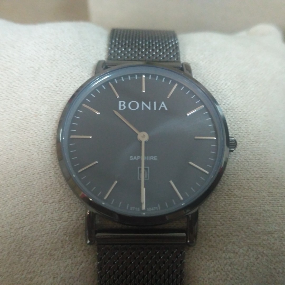 Original Bonia Swarovski Sapphire Watch Bnb10471