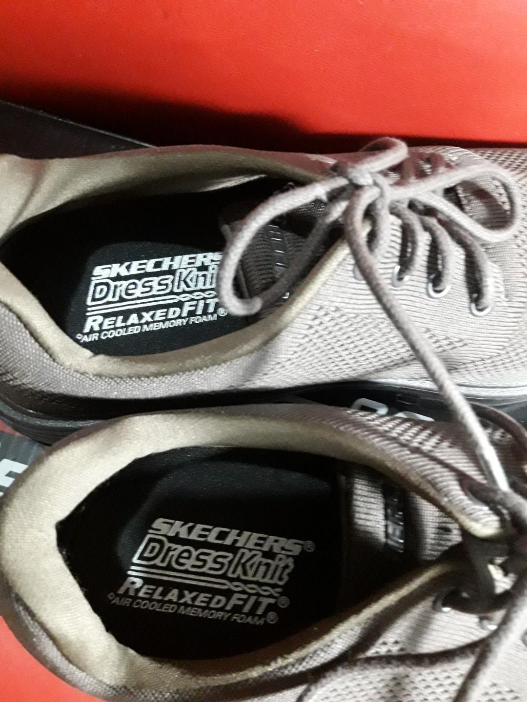 skechers dress knit relaxed fit air cooled memory foam