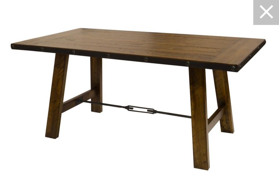 Picket and Rail Chicago dining table + 6 Chairs (RRP 2025), Furniture & Home Living, Furniture