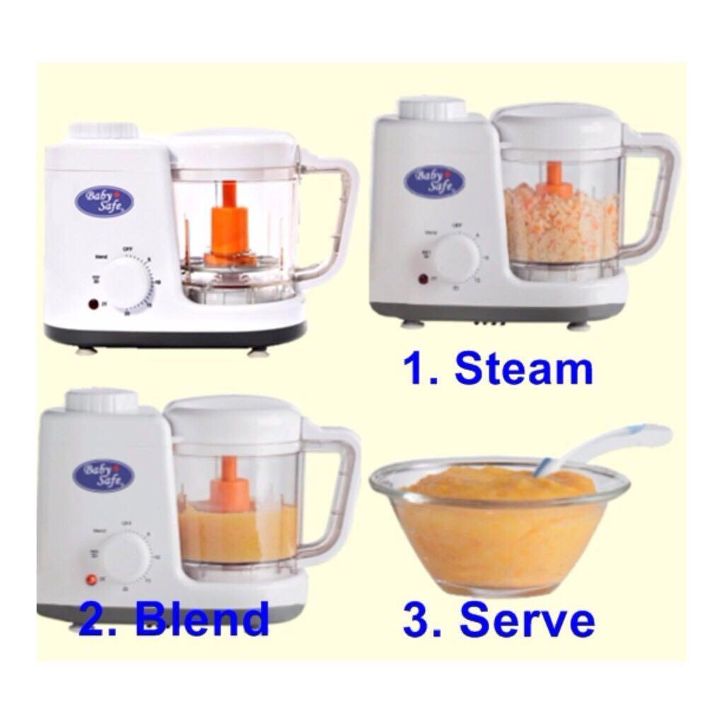 Preloved like NEW ! Baby Safe Food Maker Steam Blender MPASI 9/10, Bayi