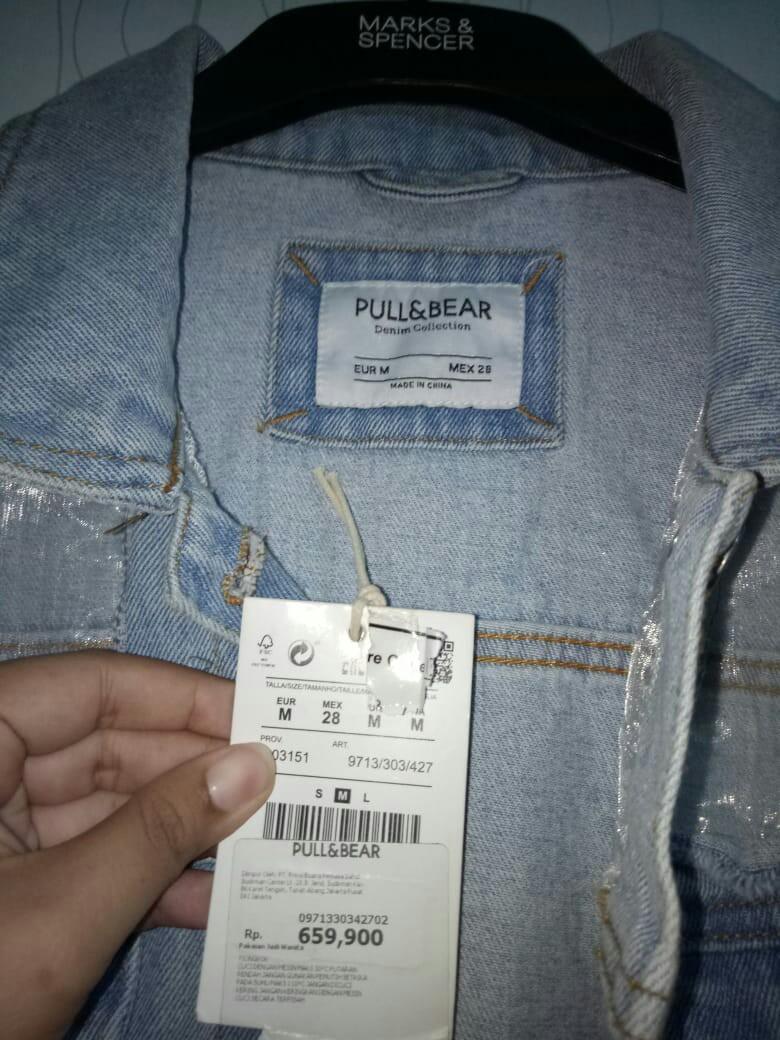 Pull and bear Jaket Jeans ori with tag 