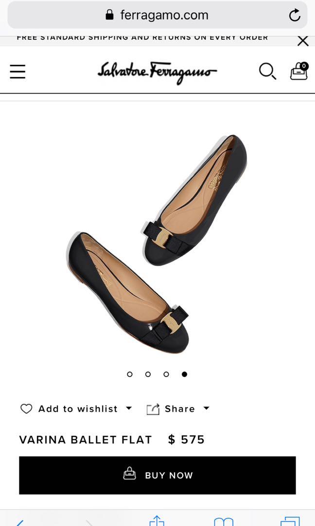 salvatore ferragamo women's varina ballet flats