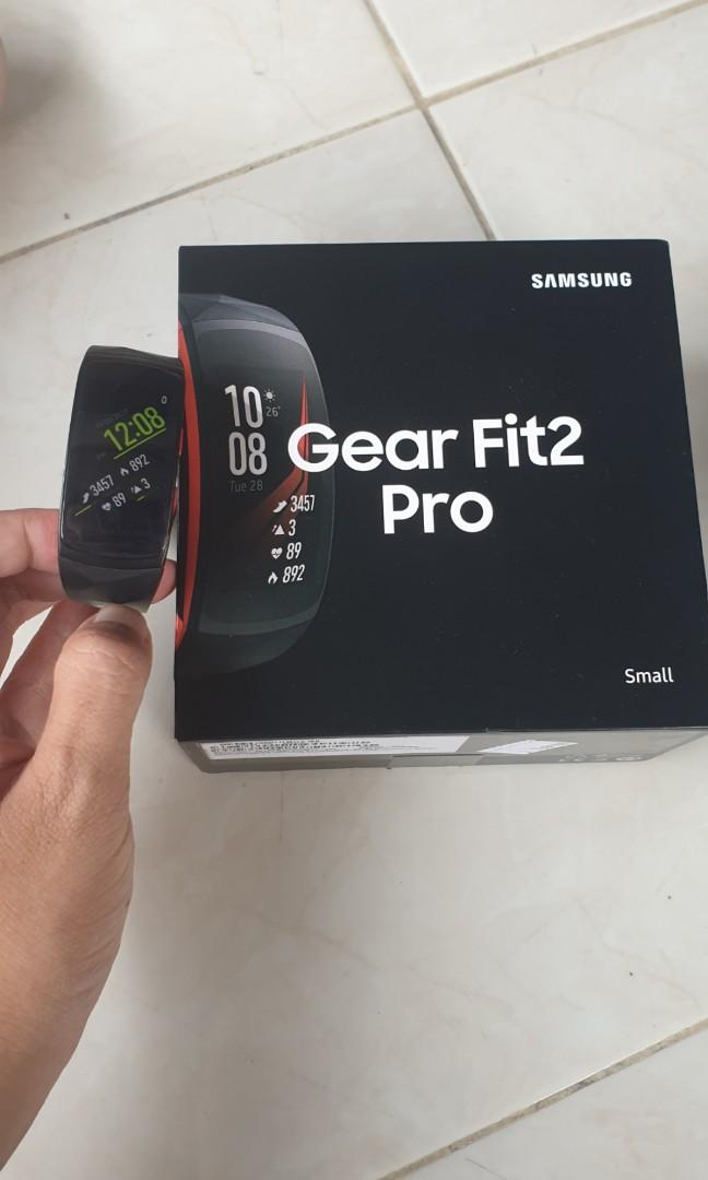 samsung gear fit 2 pro red