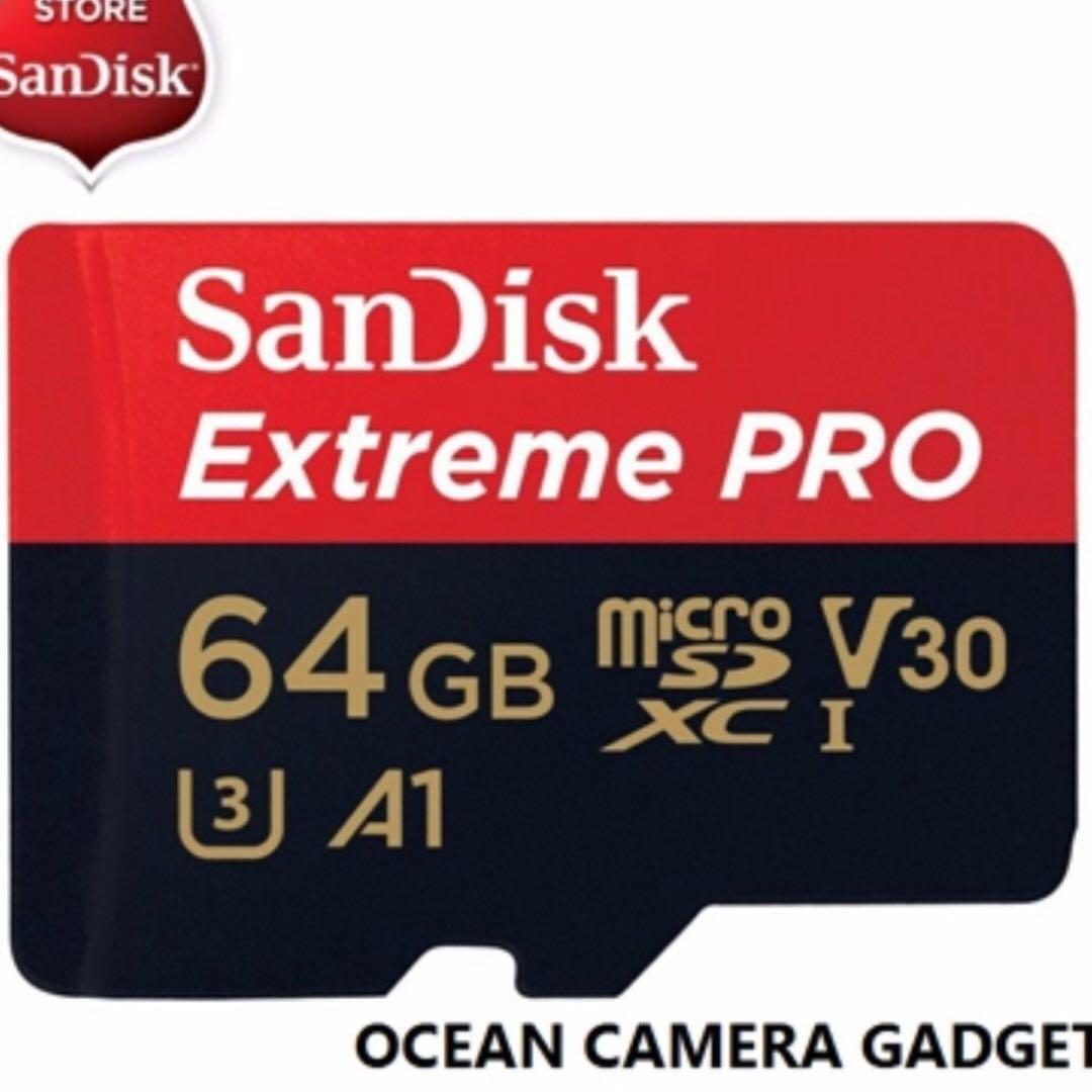 Sandisk Extreme Pro A2 128 Gb Sdxc Memory Card 64gb Micro Sd Photography Camera Accessories Others On Carousell