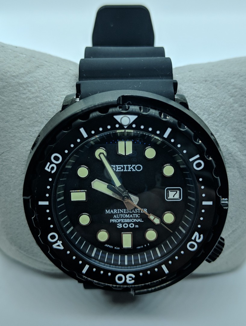 Seiko Darth Tuna Can Automatic Diver Homage with Marine Master SBDX001  MM300 Dial and Hands Upgrade, Luxury, Watches on Carousell