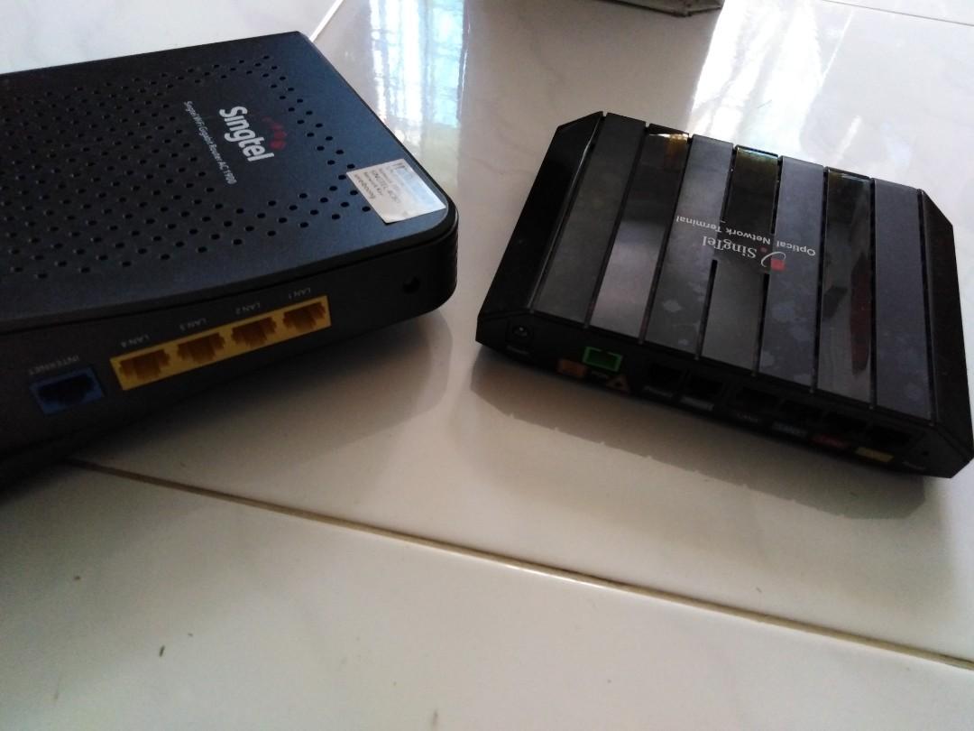 Singtel Router and network terminal, Everything Else on Carousell