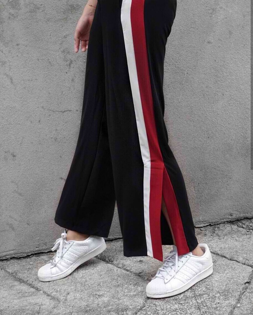 Track pants with best sale slits