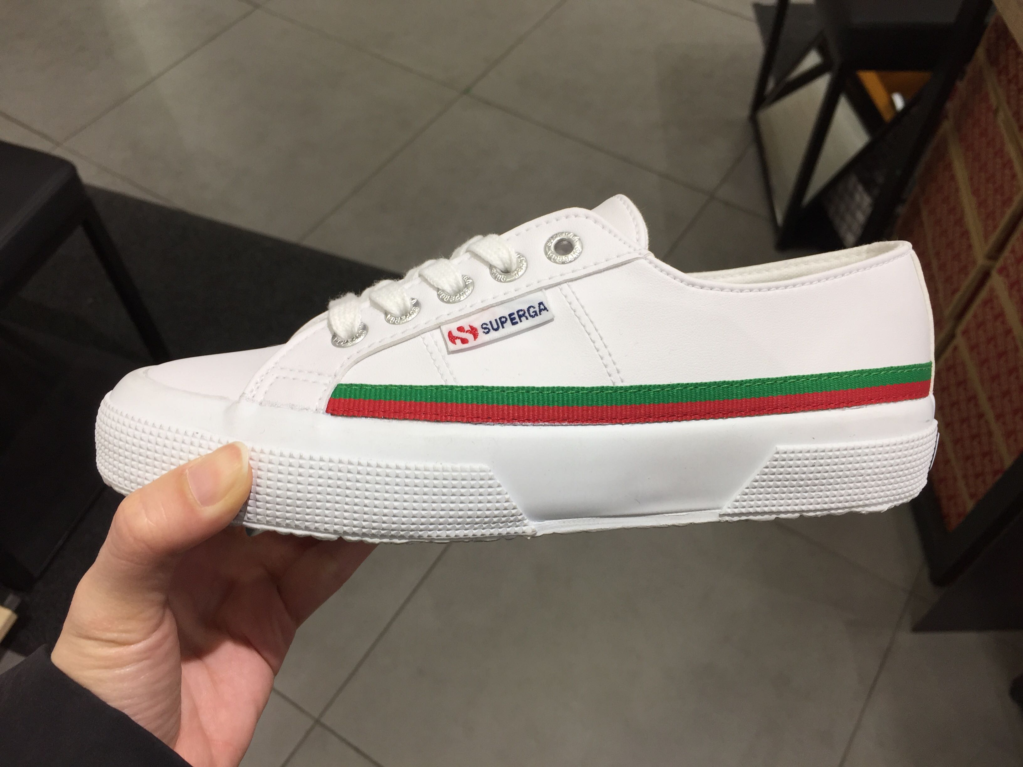 Superga flag side sales