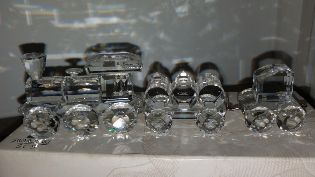 swarovski train set