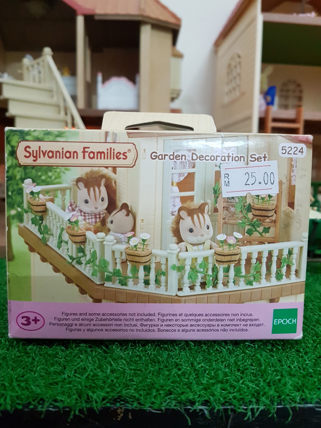 sylvanian families garden decoration set