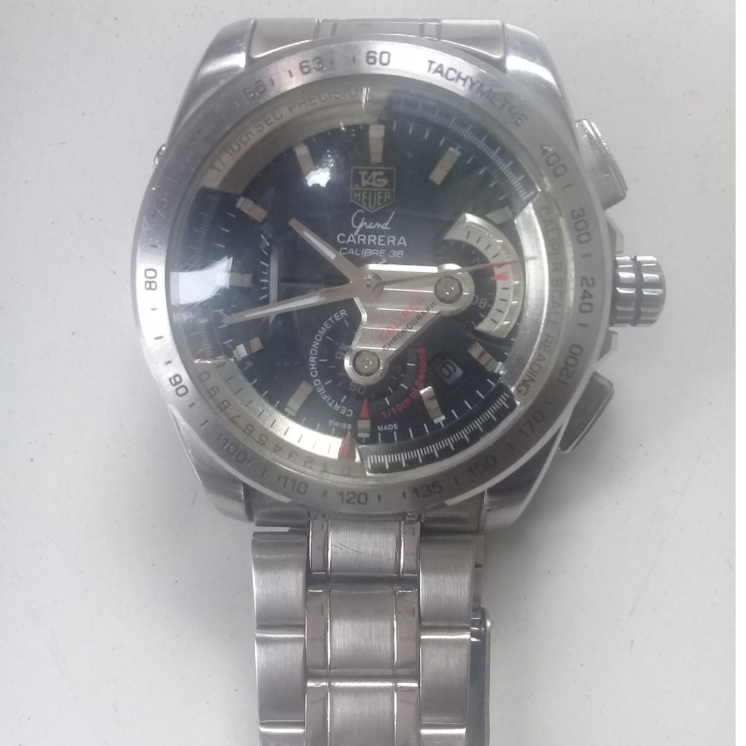 Tag Heuer Calibre 36 Fesyen Pria Jam Tangan Di Carousell