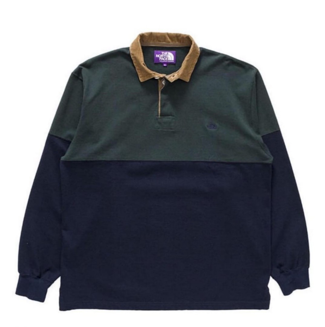 The north face purple 2025 label big rugby shirt