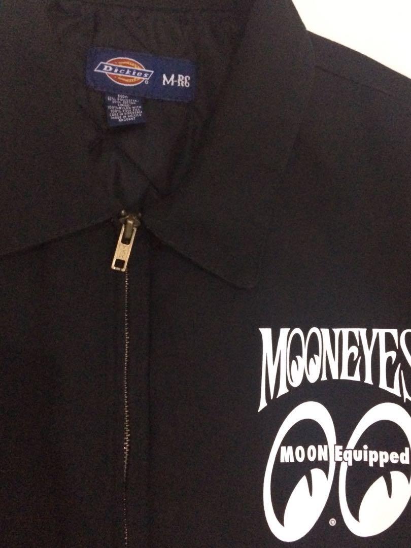 Work Jacket Dickies x Mooneyes, Fesyen Pria, Pakaian , Atasan di Carousell
