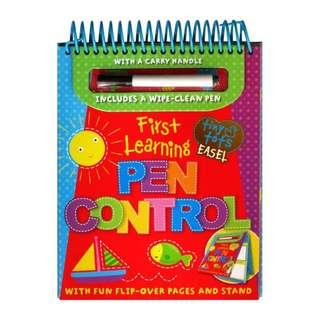 TINY TOTS First Learning Pen Control Wipe-Clean Book