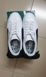 Puma basket bow SB  -puma white and black ribbon