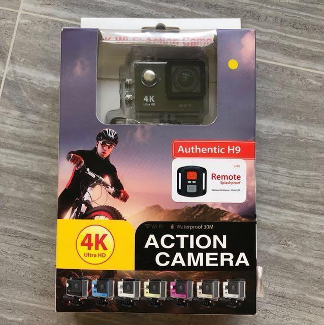 Action Camera (Category: Video Cameras) located in Singapore. Submitted by nanabananasss (Listing ID 148071844, Image 1). Description: Action camera Authentic H9 With wifi function and waterproof, good for sports. Also comes with remote distance of 10m/33ft..