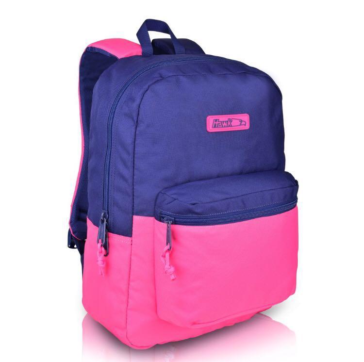 hawk bag pink and blue