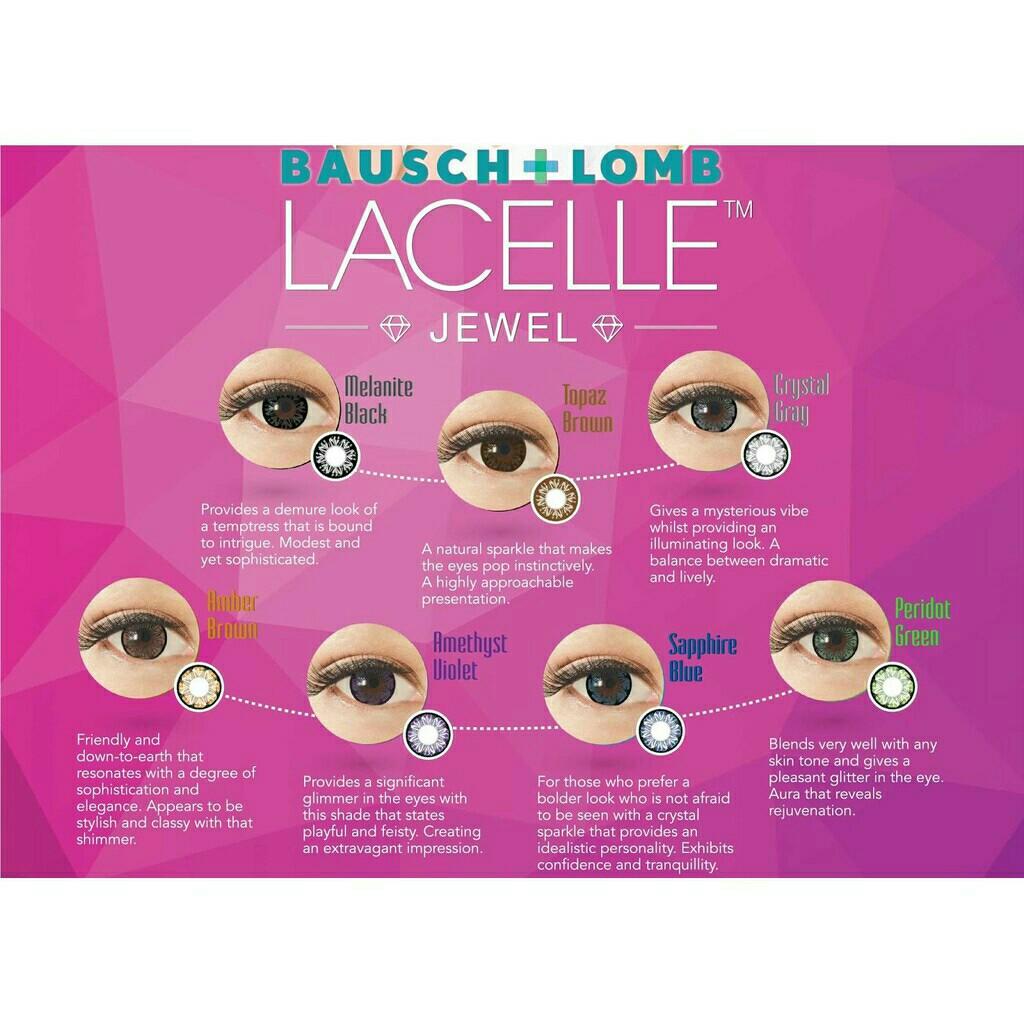 Bausch Lomb Lacelle Jewel Monthly Colour Contact Lens Health
