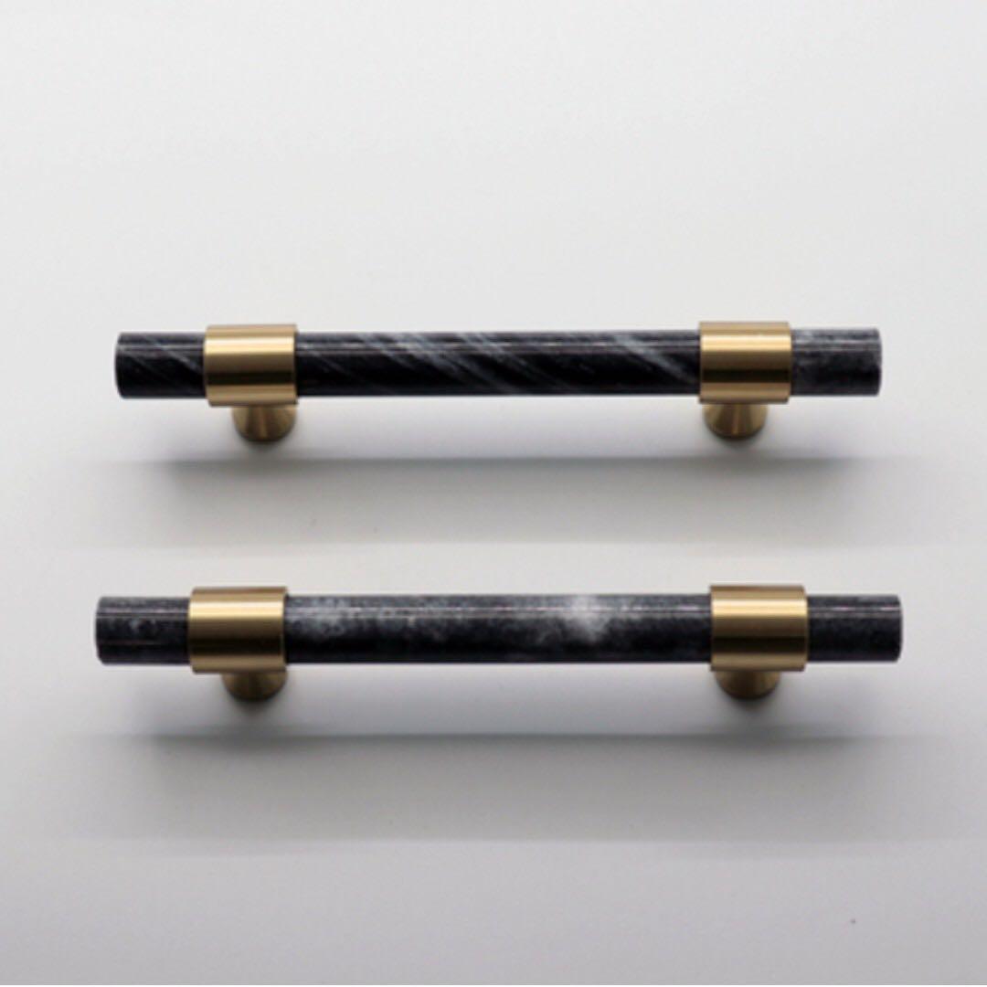 Black Marble Door Knobs Handles Furniture Others On Carousell