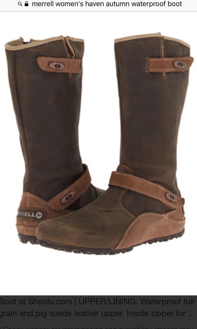BN Merrell Haven Autumn waterproof boots leather