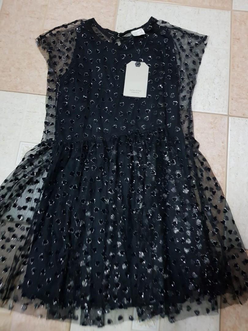 zara kids black dress